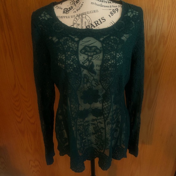 Maurices Lace Boho Top - Picture 6 of 12